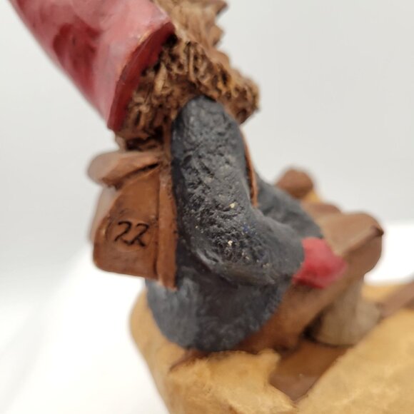 Tom Clark Walt Gnome SKIBO Skiing Gnome Figurine 1987 Signed & Numbered #22 - Picture 9 of 10